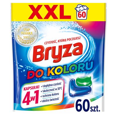 Bryza 4w1 Color Kapsułki do prania 60 sztuk