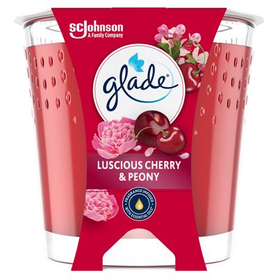 glade Świeca Luscious Cherry & Peony 112 g