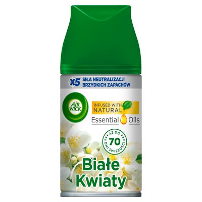 AIR WICK Wkład do odświeżacza powietrza białe kwiaty 250 ml