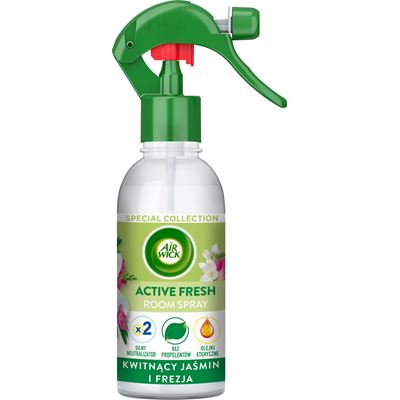 AIR WICK Active Fresh Kwitnący jaśmin i frezja Spray neutralizujący zapachy 237 ml