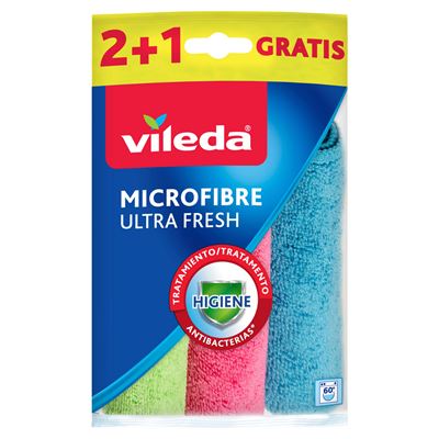 vileda Ultra Fresh Ściereczka z mikrofibry 3 sztuki