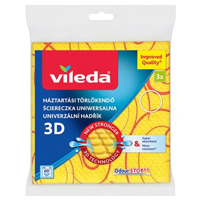 vileda Ściereczka uniwersalna 2 sztuki + 1 gratis
