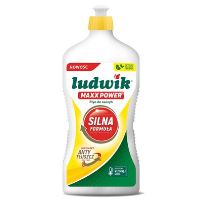 ludwik Maxx Power Płyn do naczyń cytrusy i zielona herbata 725 ml