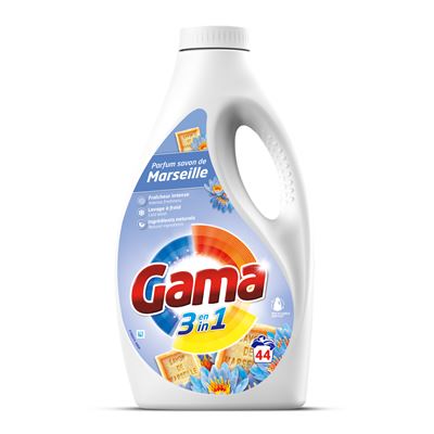 Gama Żel do prania mydło marsylskie 3w1 44 prania 1,98 l