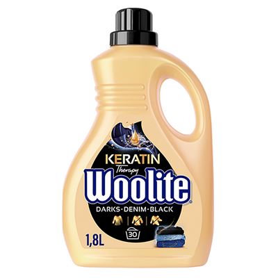 Woolite Płyn do prania tkanin czerń ciemne kolory & jeans z keratyną 1,8 l