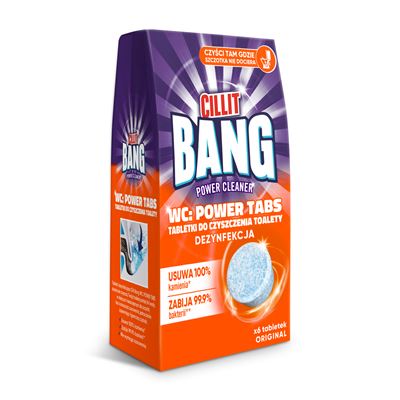 CILLIT BANG Tabletki do czyszczenia WC original 6 sztuk 135 g
