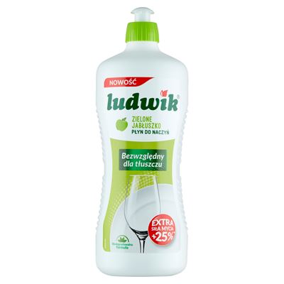 ludwik Płyn do naczyń zielone jabłuszko 900 g
