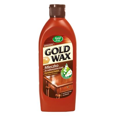 GOLD WAX Mleczko do czyszczenia mebli antystatyczne 250 ml