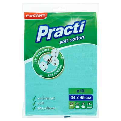 Paclan Ścierka practi jak bawełna 34 x 45 cm 2x10 sztuk