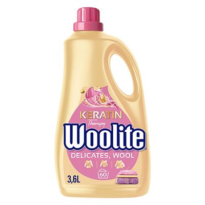Woolite Płyn do prania delikatne tkaniny i wełna 3,6 l (60 prań)