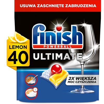 finish QUANTUM All in 1 Lemon Tabletki do zmywarki 40 sztuk