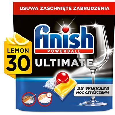 finish QUANTUM All in 1 Lemon Tabletki do zmywarki 30 sztuk