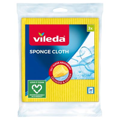 vileda Pucerka gąbkowa 2 sztuki + 1 gratis