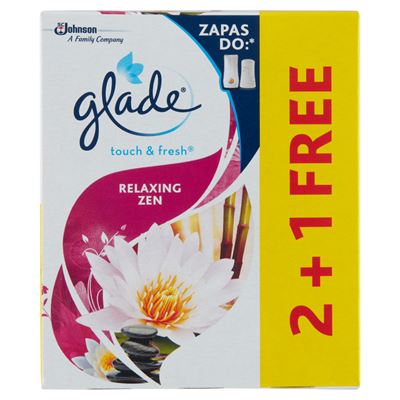 glade by brise One Touch Mini Spray Japoński ogród Zapas do odświeżacza powietrza 3 x 10 ml