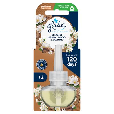 glade Romantic Zapas do elektrycznego odświeżacza powietrza drzewo sandałowe 20 ml