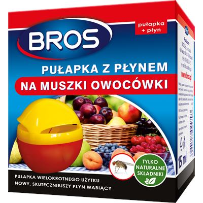 Bros Pułapka na muszki owocowe z płynem