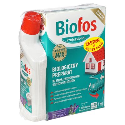 BIOFOS proszek 1 kg + żel 500 ml