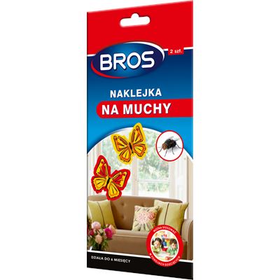 Bros Naklejka na muchy 2 sztuki 27 g