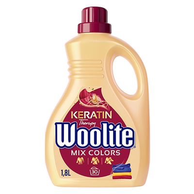 Woolite Płyn do prania tkanin do kolorów z keratyną 1,8 l