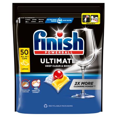 finish Kapsułki do zmywarki Ultimate All in 1 Lemon 50 sztuk