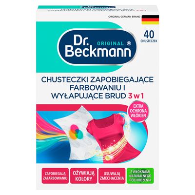 Dr. Beckmann Chusteczki wyłapujące kolor i brud 48 g