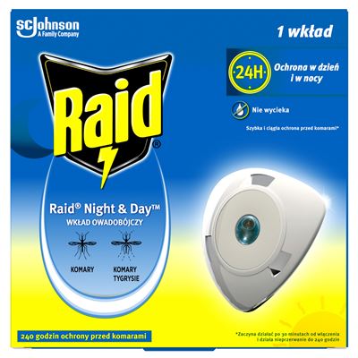 Raid Wkład do elektrofumigatora Night & Day