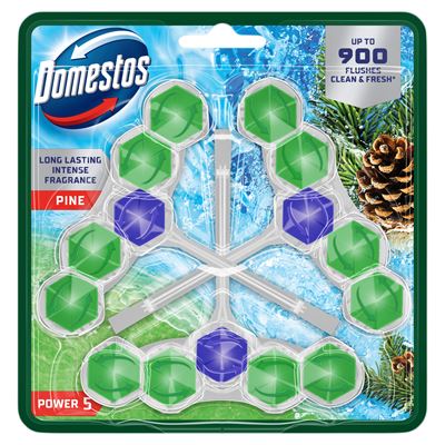 Domestos Power 5 Kostka do WC pine 150 g (3 x 50 g)