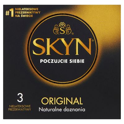 UNIMIL Skyn Original Nielateksowe prezerwatywy 3 sztuki