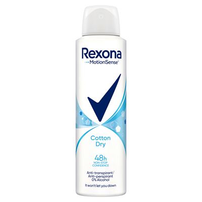 Rexona Dezodorant w sprayu Cotton 150 ml