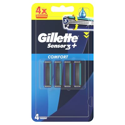 Gillette Sensor3 Comfort ostrza wymienne 4 sztuki