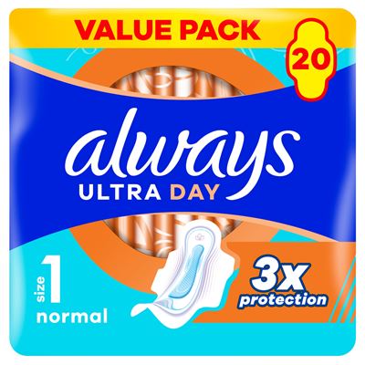 always Ultra Day & Night podpaski higieniczne Normal 20 sztuk