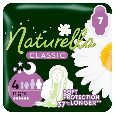 naturella Classic Night Camomile Podpaski 7 sztuk