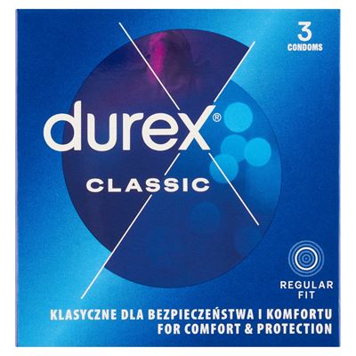 durex Classic prezerwatywy 3 sztuki