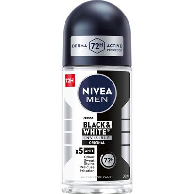 NIVEA MEN Black&White Invisible Original Antyperspirant w kulce 50 ml