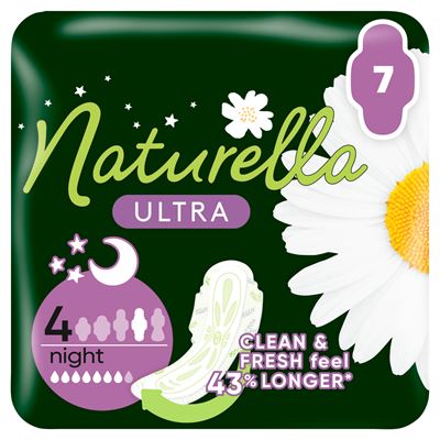 naturella Ultra Night Camomile Podpaski 7 sztuk