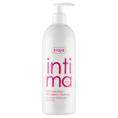ziaja Intima kremowy płyn do higieny intymnej z kwasem mlekowym ochronny 500 ml