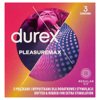 durex Pleasuremax Prezerwatywy 3 sztuki