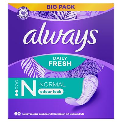 always Liner Large Wkładki higieniczne 60 sztuk