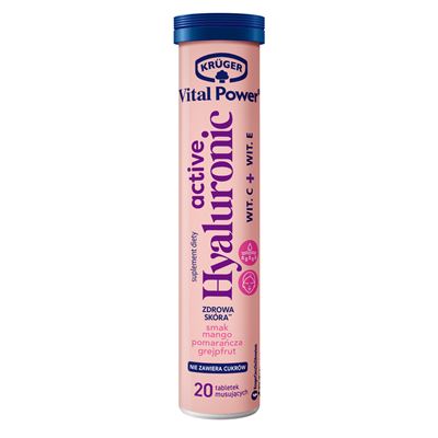 KRUGER Vital Power Active Hyaluronic Suplement diety 84 g (20 sztuk)