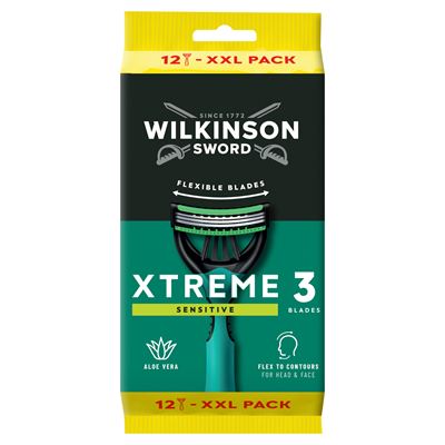 WILKINSON Sword Xtreme3 Pure Sensitive Jednorazowe maszynki do golenia 12 Szt