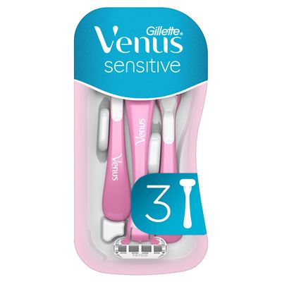 Gillette Venus Smooth Sensitive Jednorazowe maszynki do golenia, 3 sztuki