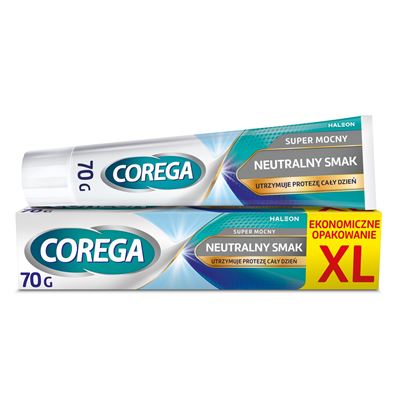 COREGA Krem do protez super mocny neutralny 70 g