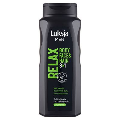 Luksja MEN RELAX Olej z konopi Żel pod prysznic 500 ml