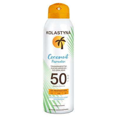 KOLASTYNA Sucha mgiełka ochronna Coconut Paradise SPF 50 112 ml
