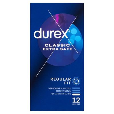 durex Extra Safe Prezerwatywy 12 sztuk