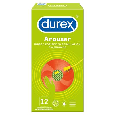 durex Arouser Prezerwatywy 12 sztuk