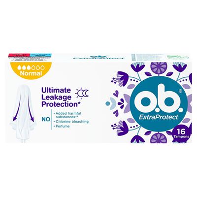 o.b. ExtraProtect Normal Tampony 16 sztuk