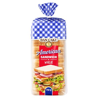 DAN CAKE Tost pszenny krojony 750g