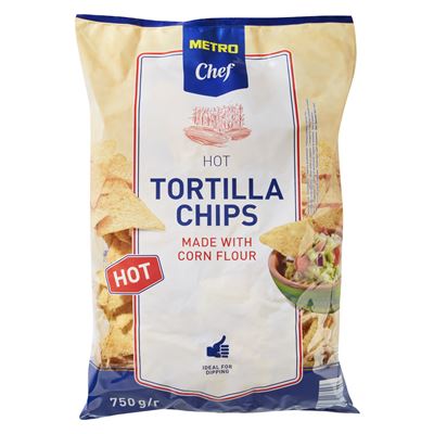 METRO Chef Pikantne Nachos Chipsy Tortilla 750 g