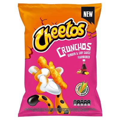 Cheetos Crunchos chrupki kukurydziane o smaku imbiru i sosu sojowego 165 g